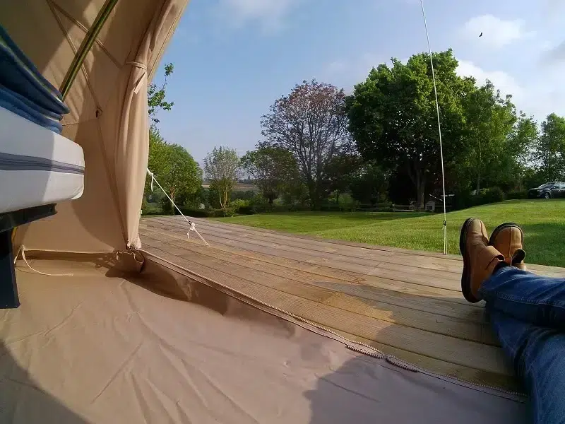 tente sahara 1 3 personnes vue terrasse tipi